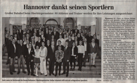 Sportlerehrung 2014